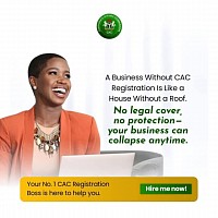 A Business or Company Name Without A CAC Certificate, Is Like A House Without A Roof. Let PNL Handle Your Business Name or Company Name Registration For You Today!!!