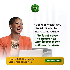 A Business or Company Name Without A CAC Certificate, Is Like A House Without A Roof. Let Pipi Facilitate Your Business Name or Company Name Registration For You Today!!!