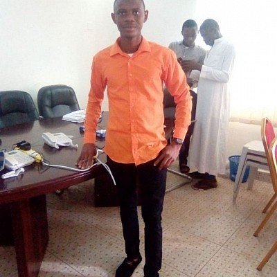 Mr. Musa Mohammed, Managing Director (MD) of Pipi Nigeria Limited at the Office of the former Deputy Governor of Edo State, Comrade Philip Shaibu, 2020