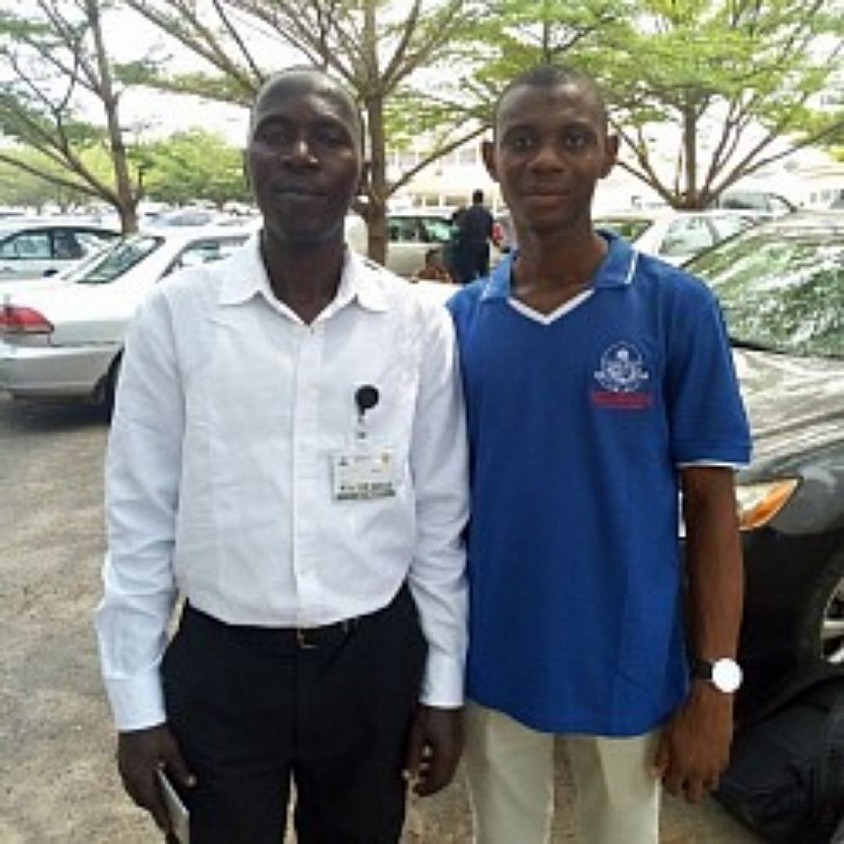 Mr. Musa Mohammed, Managing Director of Pipi with his Friend at the International Conference Centre, During the Nigerian Institution Of Estate Surveyors And Valuers (NIESV) Conference, Orogun Road, University of Ibadan (UI), 2018