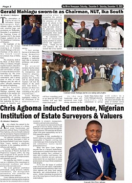 Once Again, Congratulations to Mr. Christian Peter Agboma!