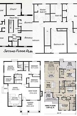A typical Building floor plan