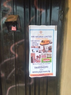 Our Mini Branch Office or Mini Shop Door (Front) at Ipetumodu