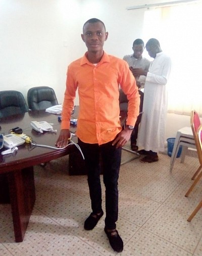 Mr. Musa Mohammed, Managing Director (MD) of Pipi Nigeria Limited at the Office of the former Deputy Governor of Edo State, Comrade Philip Shaibu, 2020