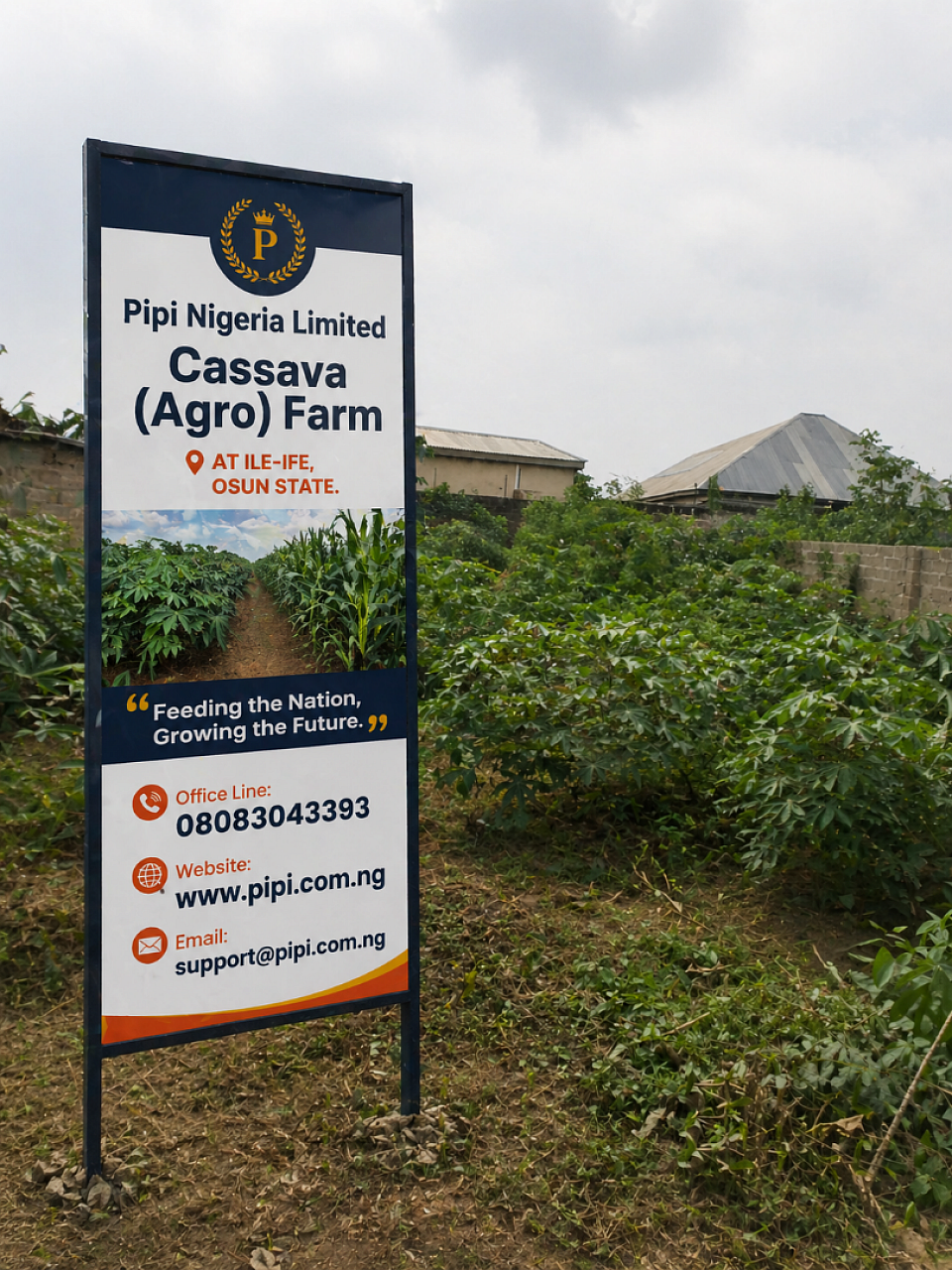 Our Cassava Farm In Osun State