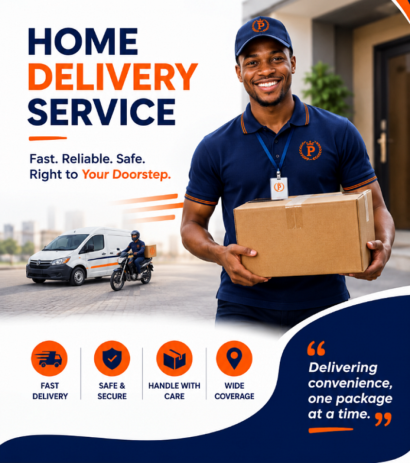 Our Home Delivery Advertising Flyer