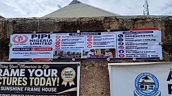 One of our small road side flyers at Modakeke in Osun State
