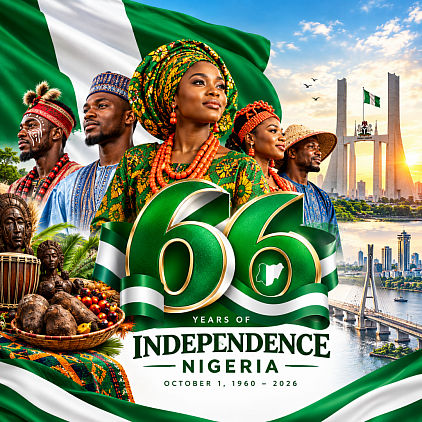 🇳🇬 Happy 66th Independence Day, Nigeria!